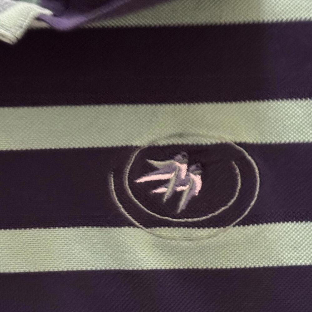 Polo Golf Ralph Lauren Shirt Men's L Pima Cotton Castle Pines Striped Vintage‎ - Picture 5 of 8
